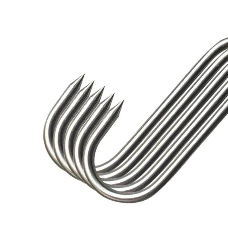 Set 5 Carlige Inox Pentru Agatarea Carnii