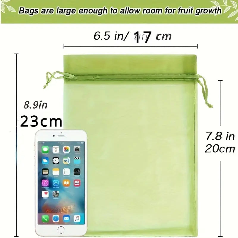 Set 10 Pungi Pentru Protejarea Fructelor/Legumelor 1+1 GRATIS