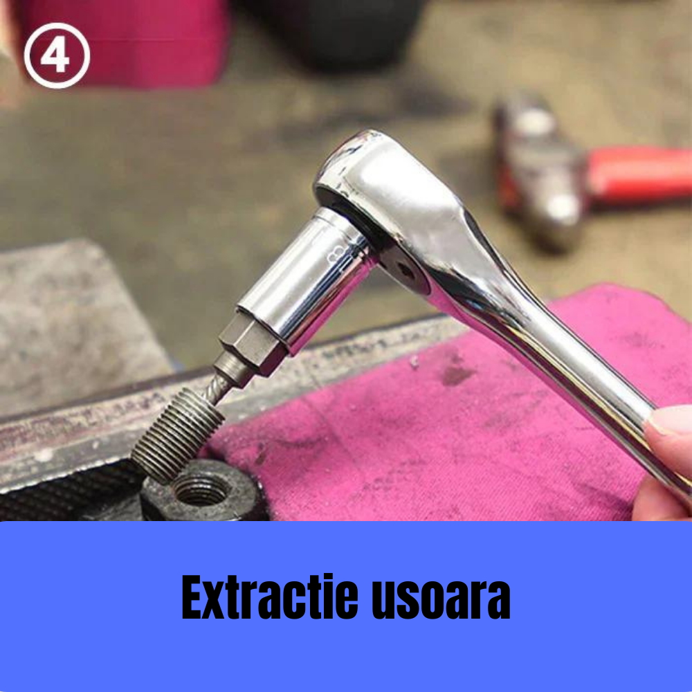 10 ExtractorGrip™ pentru indepartare suruburi deteriorate