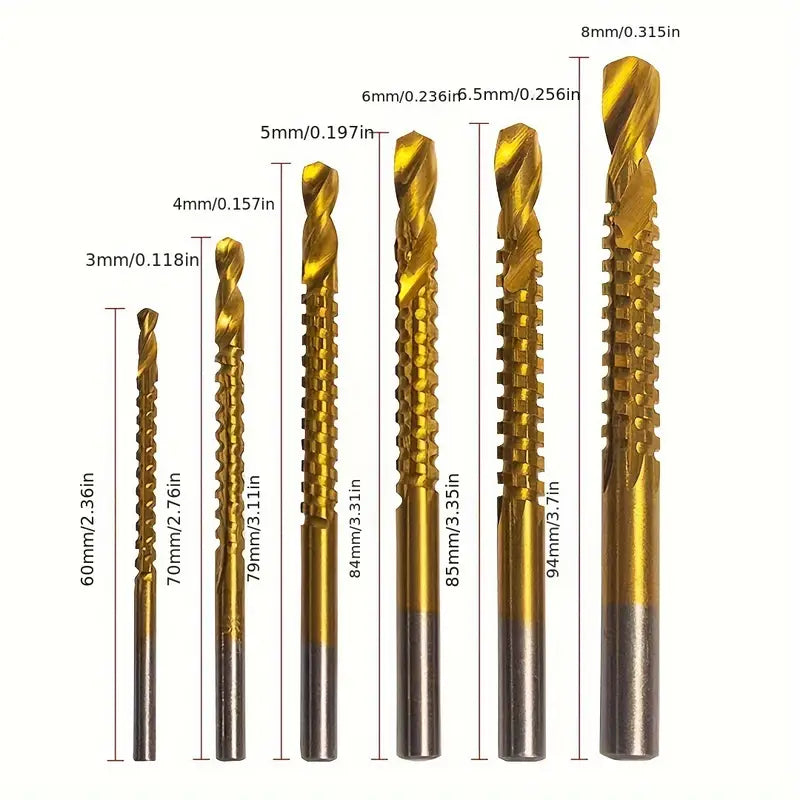 Set 6 Burghie Frezare