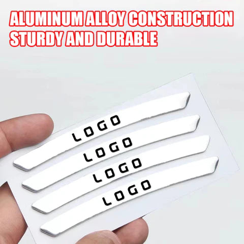 Set 4 Stickere Auto Metalice Pentru Jante