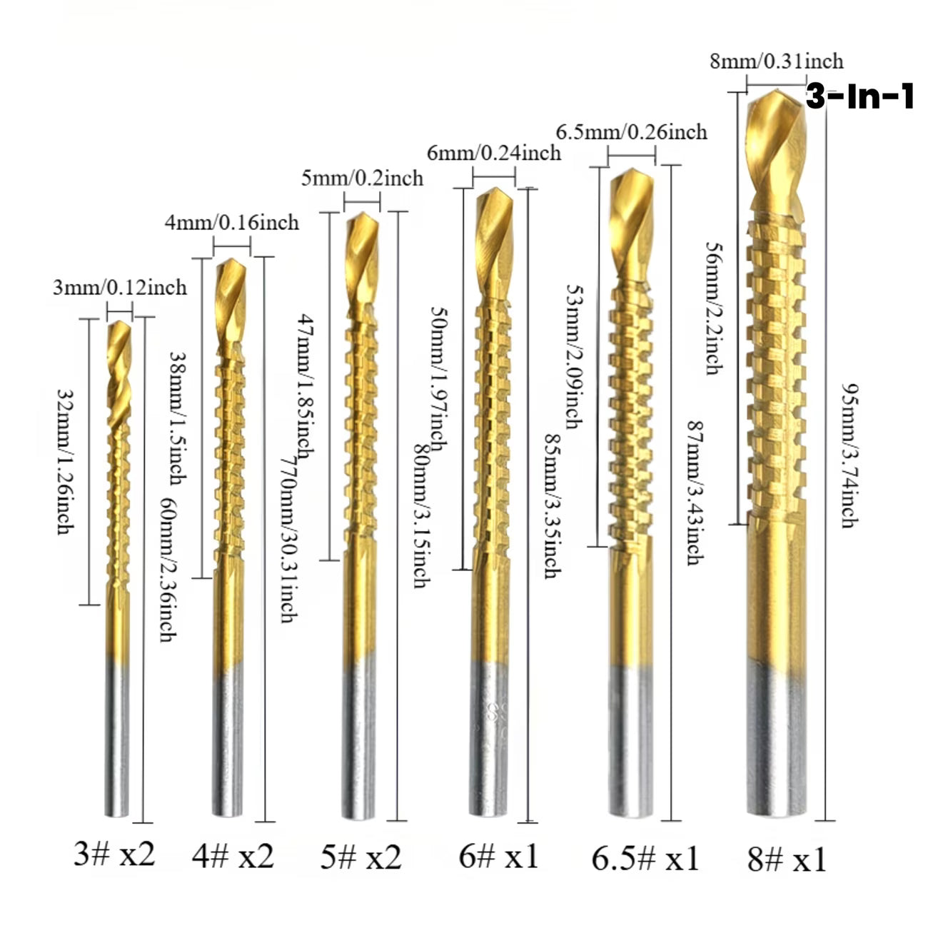 SET 9 Burghie din Titan