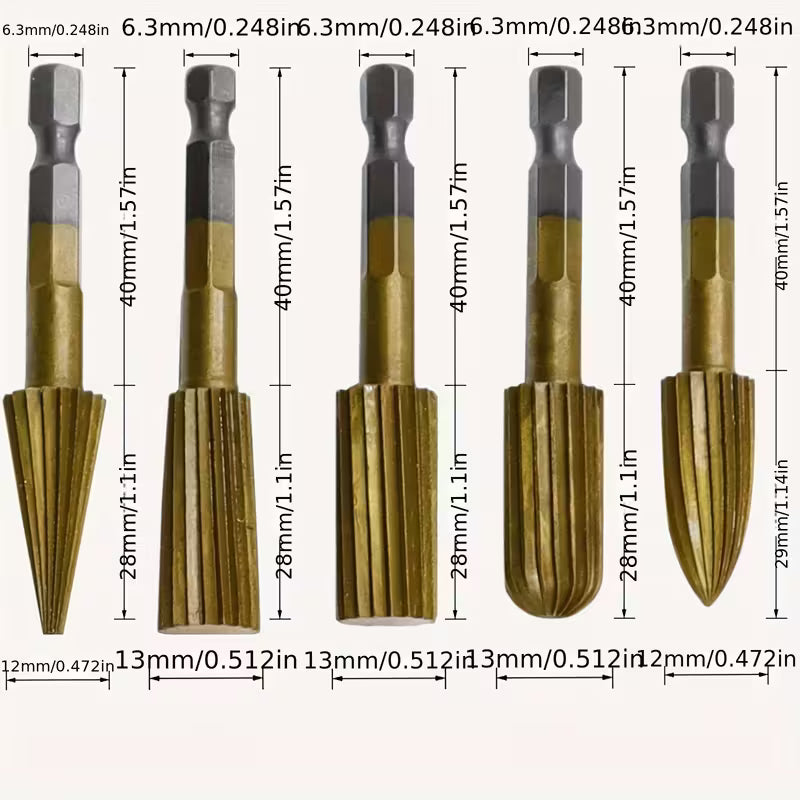 Set 5 Freze pentru Slefuire și Modelare