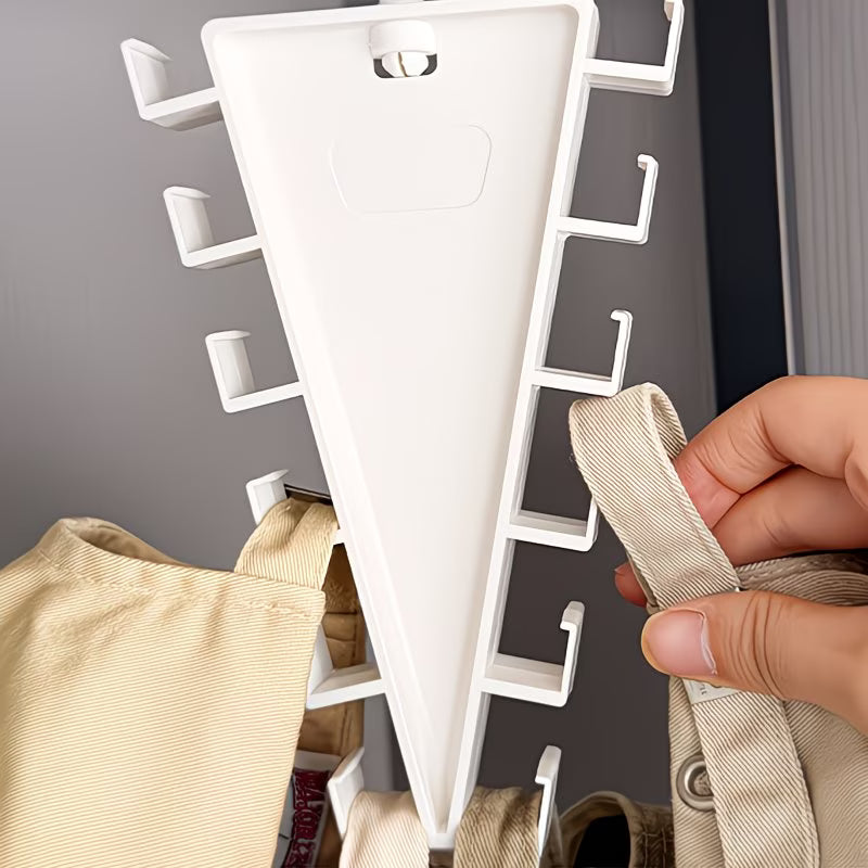 Set 3 Bucati Organizator Smart cu 12 Cârlige pentru Dulapul Tău