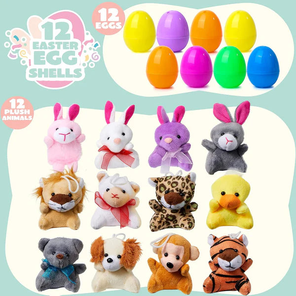 12 Oua De Paste Cu Surpriza