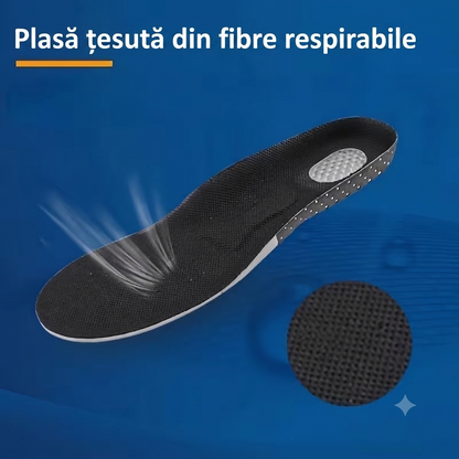 PasUșor - Branțuri Ortopedice Anti-Durere pentru Călcâi și Tălpi Plate (1+1)