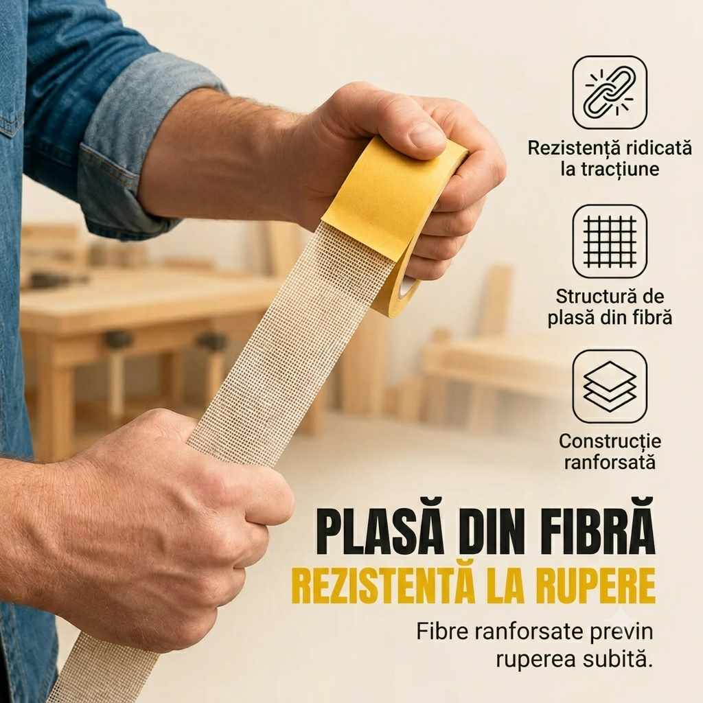 Bandă Dublu-Adezivă GripNet