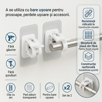 SET 2 Suporți pentru Perdele