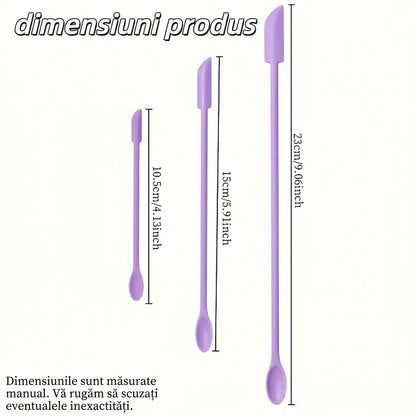 SET Mini Spatule din Silicon pentru Machiaj
