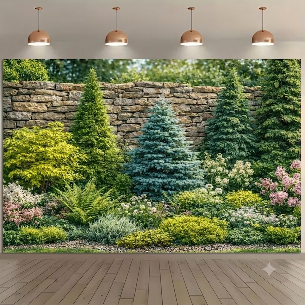 Panou Decorativ pentru Gradina cu Brazi