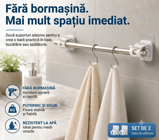 SET 2 Suporți pentru Perdele