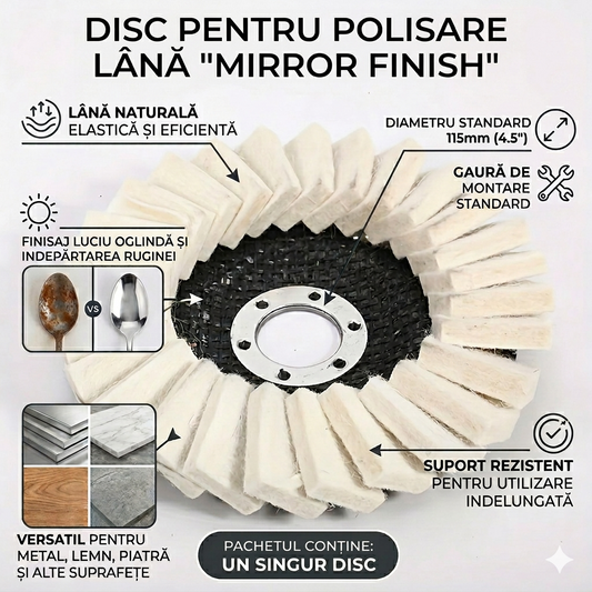 Disc De Lana Profesional Pentru Lustruire