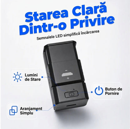 Încărcător cu USB pentru Baterii Reîncărcabile Tip Nasture