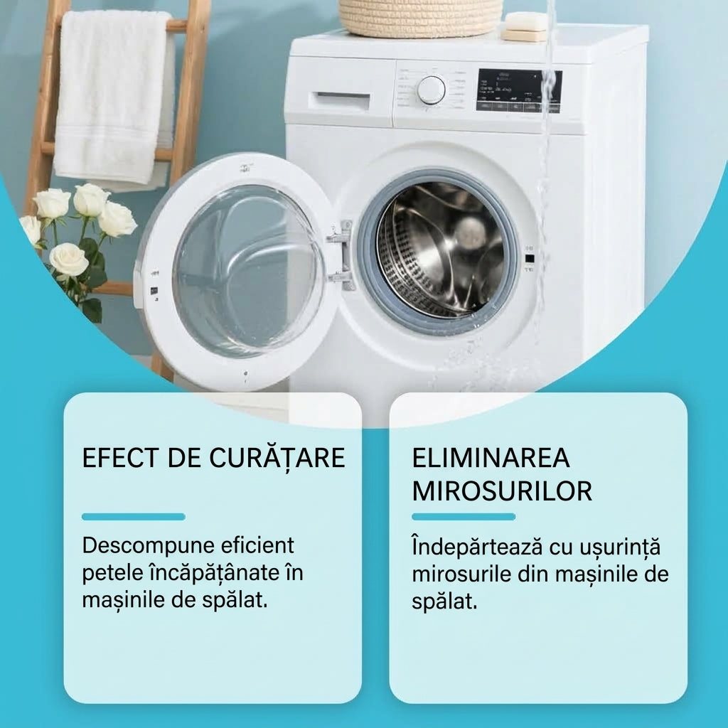 Tablete pentru Curățarea Mașinii de Spălat
