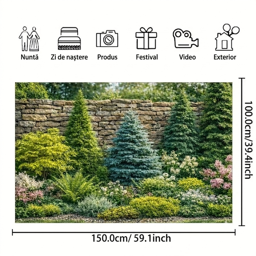 Panou Decorativ pentru Gradina cu Brazi