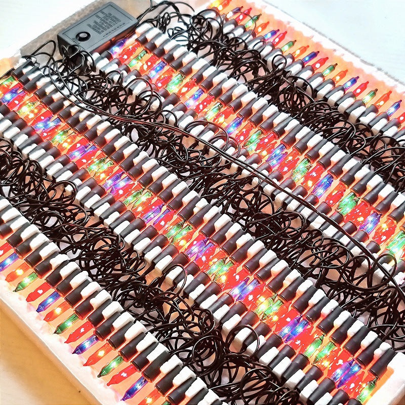 Ghirlanda de Craciun Retro Cu Muzica Si Jocuri de Lumini