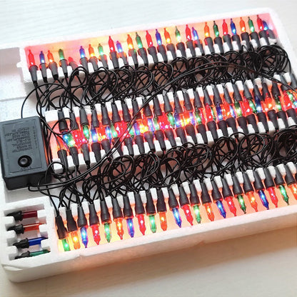 Ghirlanda de Craciun Retro Cu Muzica Si Jocuri de Lumini