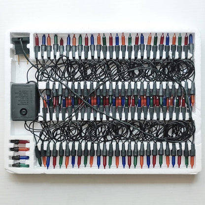 Ghirlanda de Craciun Retro Cu Muzica Si Jocuri de Lumini