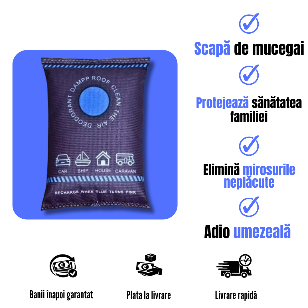 Saculet Dezumidificator Pentru  Casa si Masina