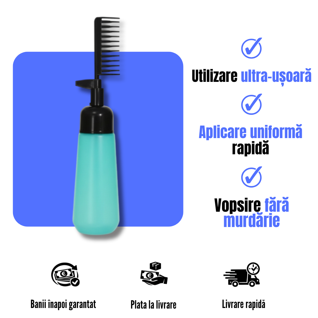 Aplicator Vopsea cu Pieptene