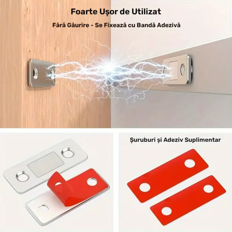 Set 6 Închizători Magnetice pentru Ușă