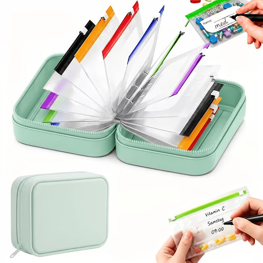 Organizator Medicamente MedSafe™ – Păstrează Pastilele Uscate și Organizate