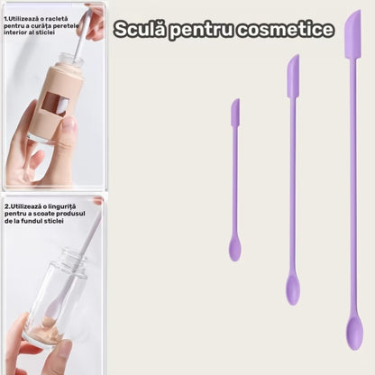 SET Mini Spatule din Silicon pentru Machiaj