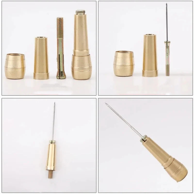 Set Dispozitiv de Cusut Piele și Materiale Groase