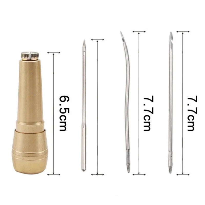 Set Dispozitiv de Cusut Piele și Materiale Groase