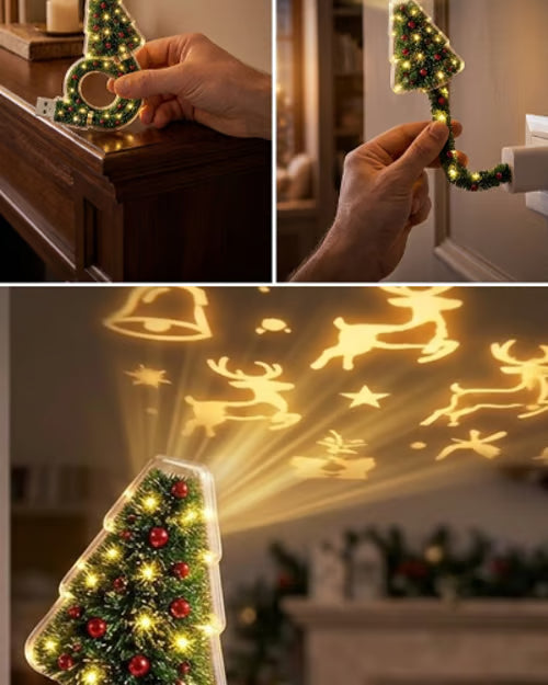 Lampă Ambientală LED USB „Bradul Festiv”